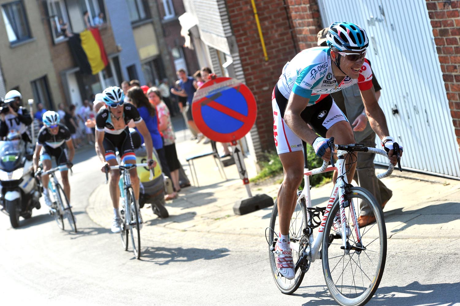 Philippe Gilbert attacks, Liege-Bastogne-Liege 2011