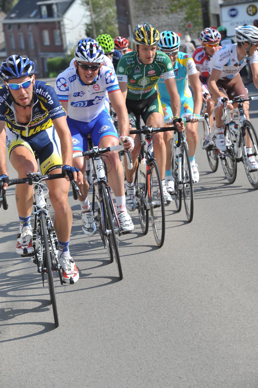 Thomas De Gendt in escape, Liege-Bastogne-Liege 2011
