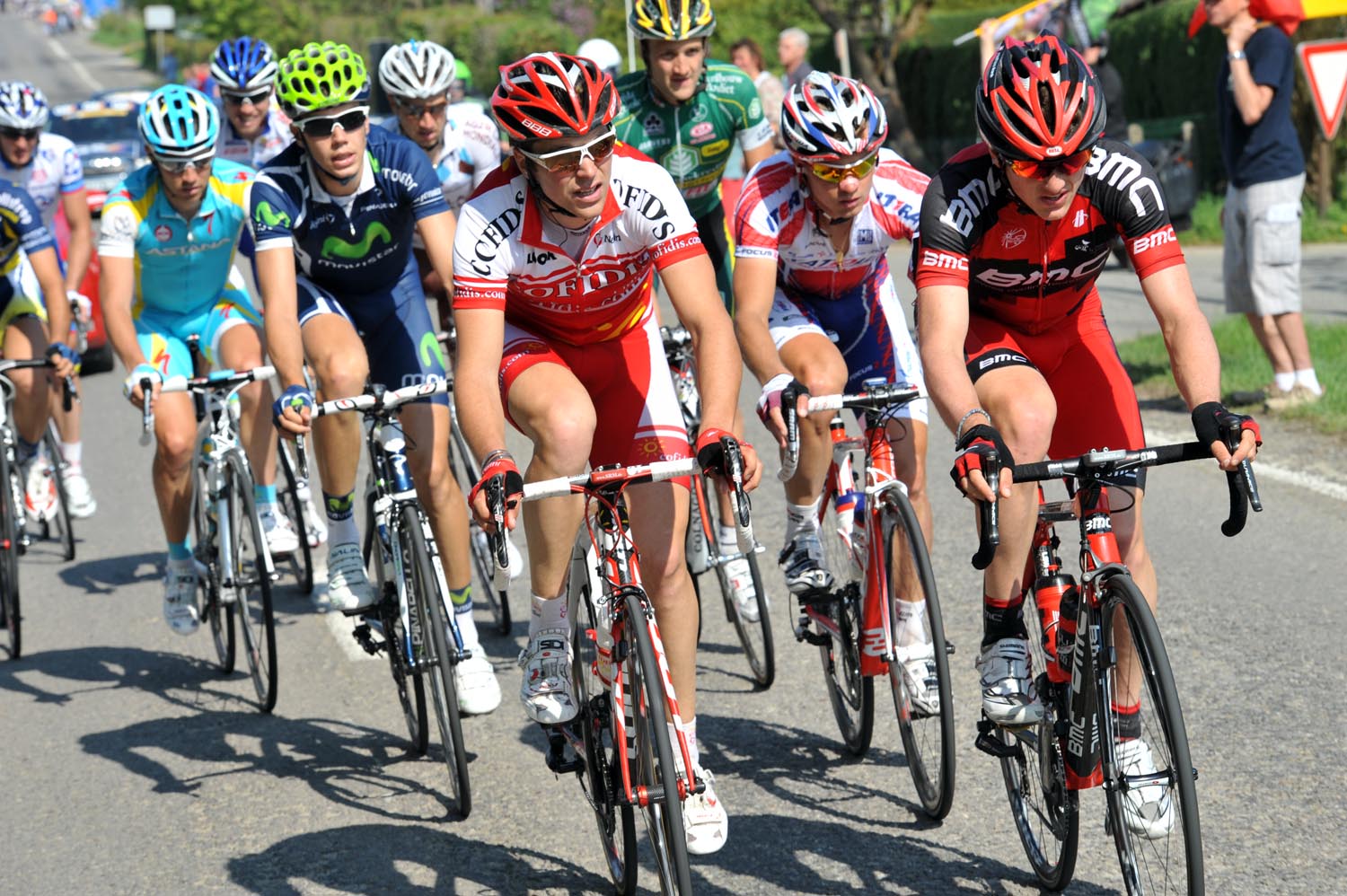 Gallopin and Zahner escape, Liege-Bastogne-Liege 2011