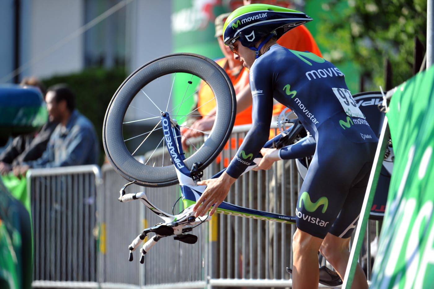 Rui Costa, not happy, Tour de Romandie 2011, prologue