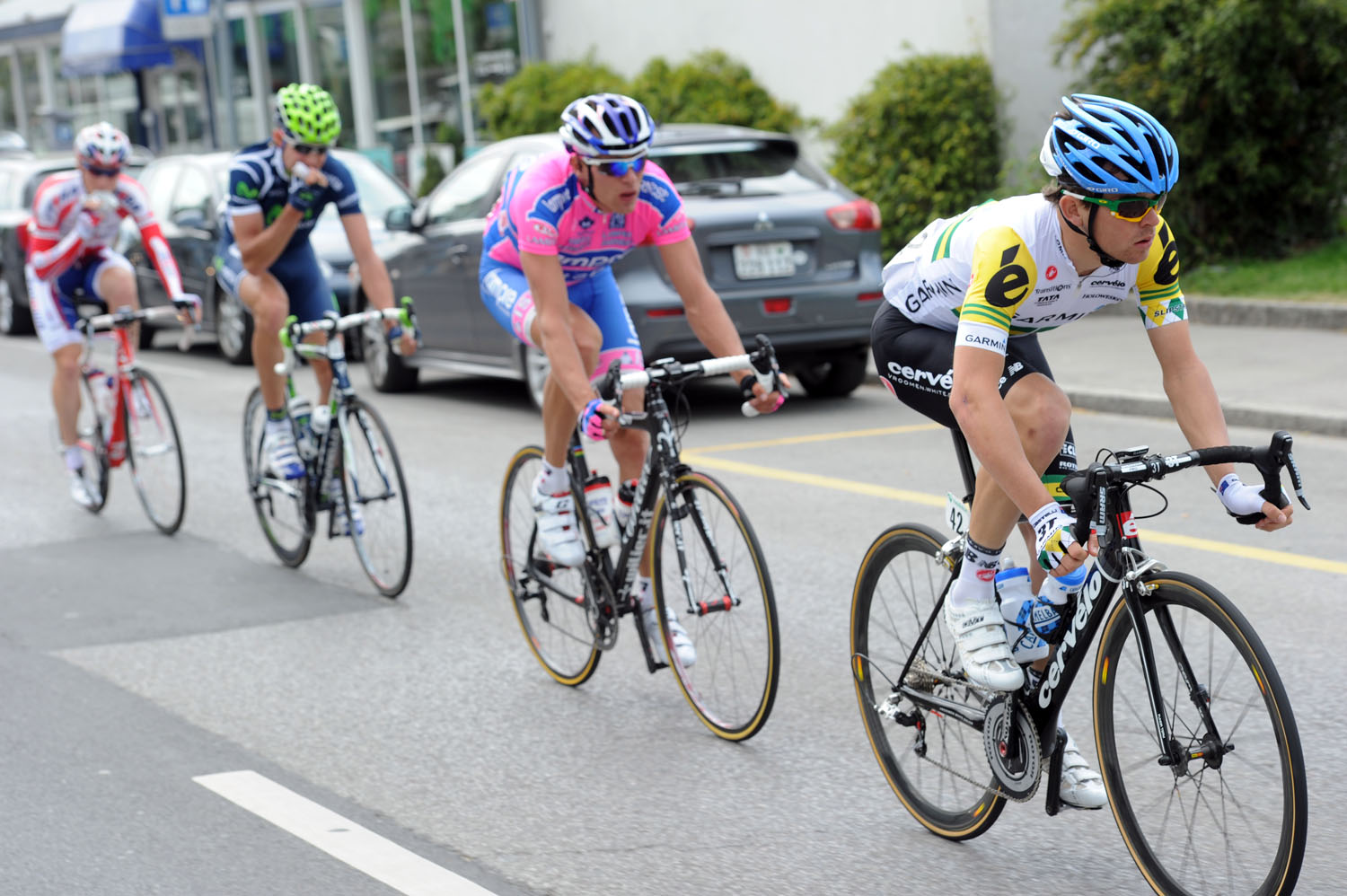 Jack Bobridge escape, Tour de Romandie 2011, stage one