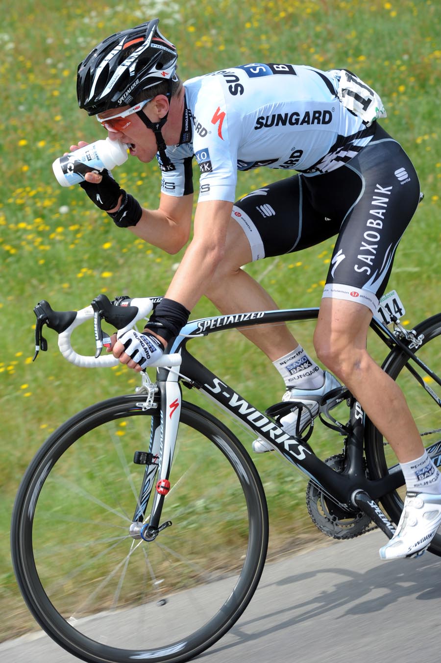Chris Anker Sorensen solo, Tour de Romandie 2011, stage three