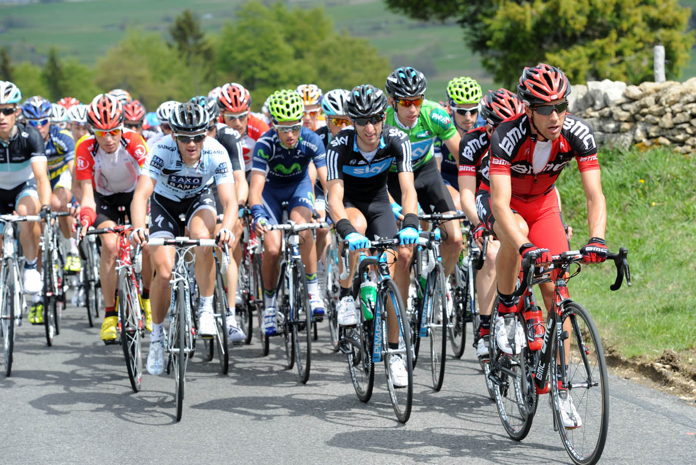 BMC leads the bunch, Tour de Romandie 2011, stage five