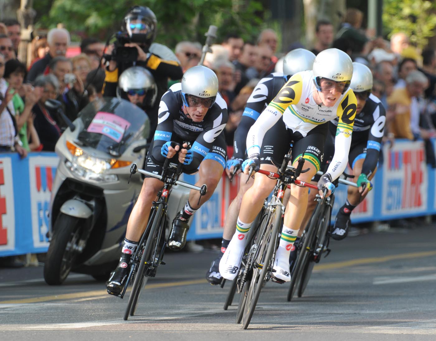 Garmin-Cervelo, Giro d'Italia 2011, stage one TTT