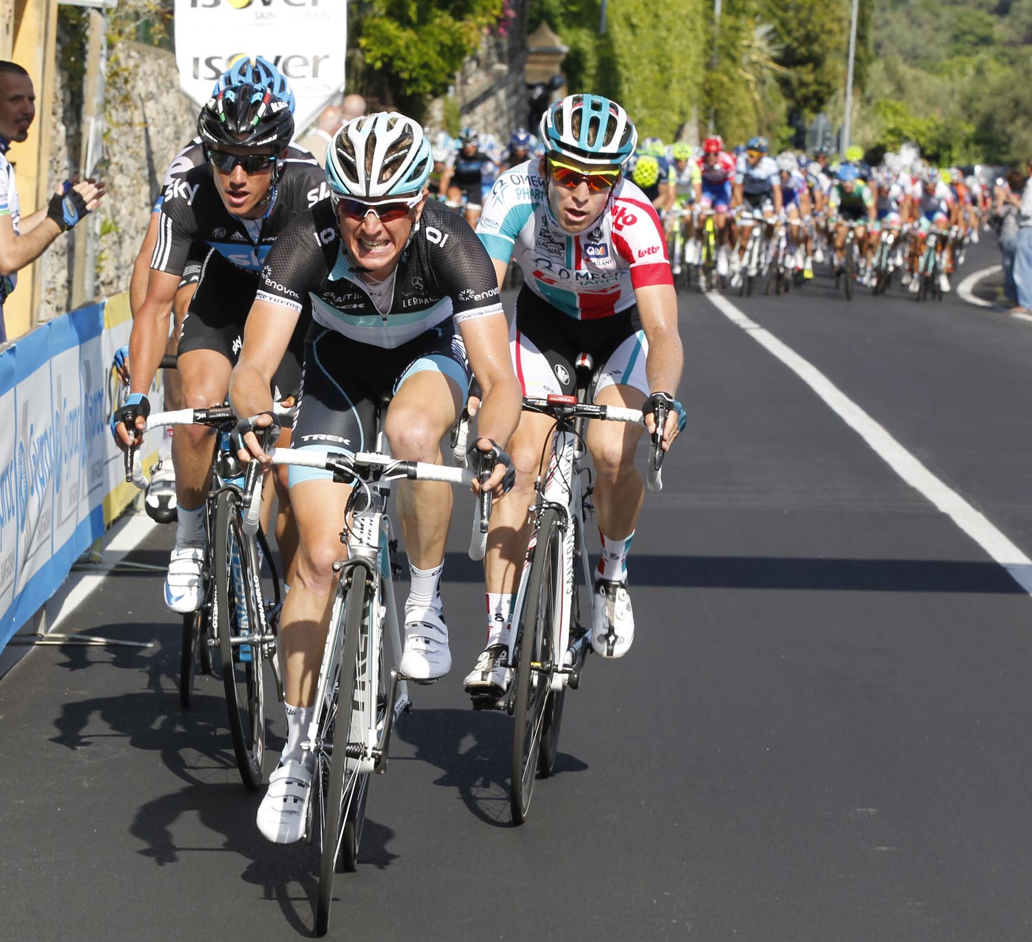 Fabian Wegmann attacks, Giro d'Italia 2011, stage three