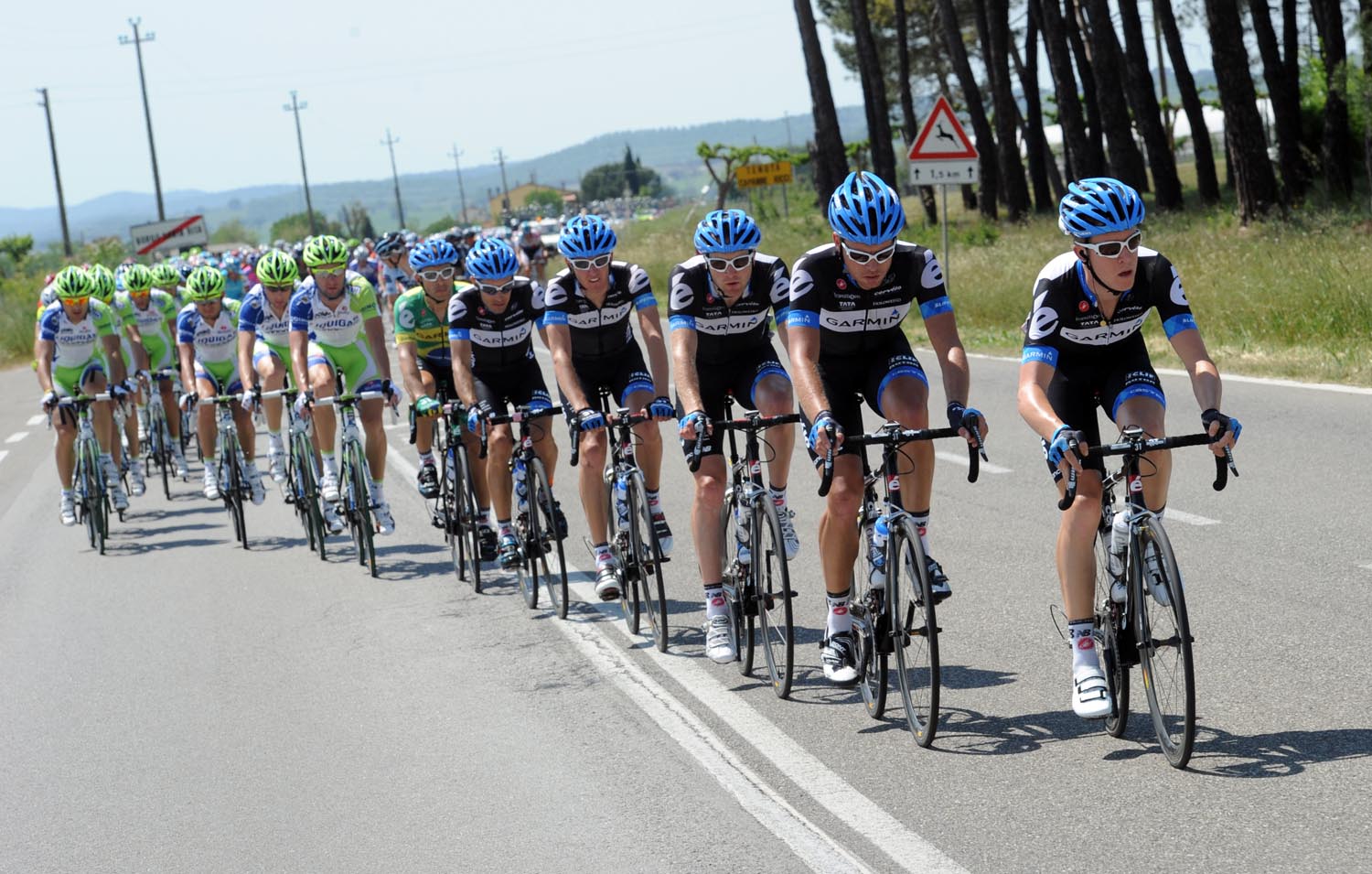 Garmin-Cervelo chases, Giro d'Italia 2011, stage five