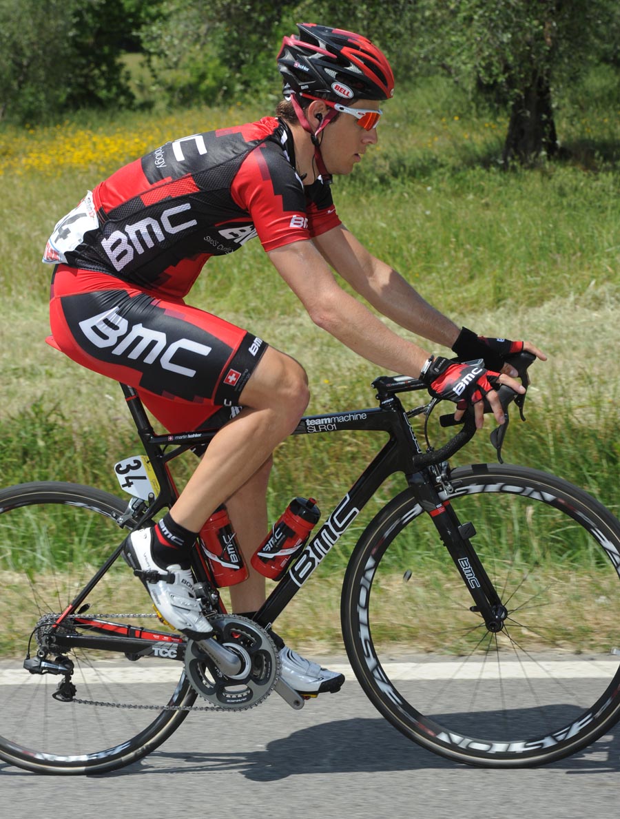 Martin Kohler on solo escape, Giro d'Italia 2011, stage five