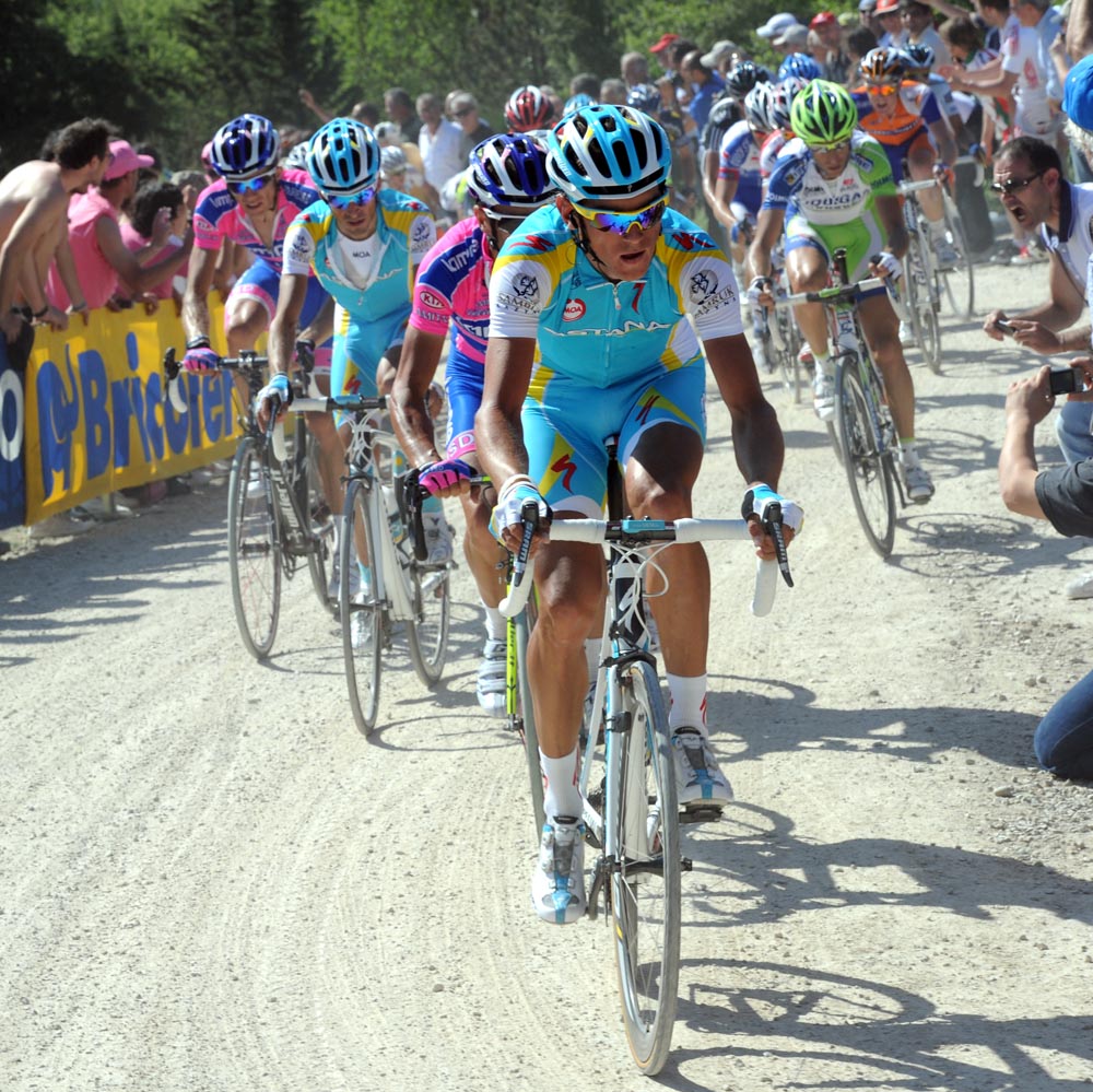 Roman Kreuziger leads, Giro d'Italia 2011, stage five