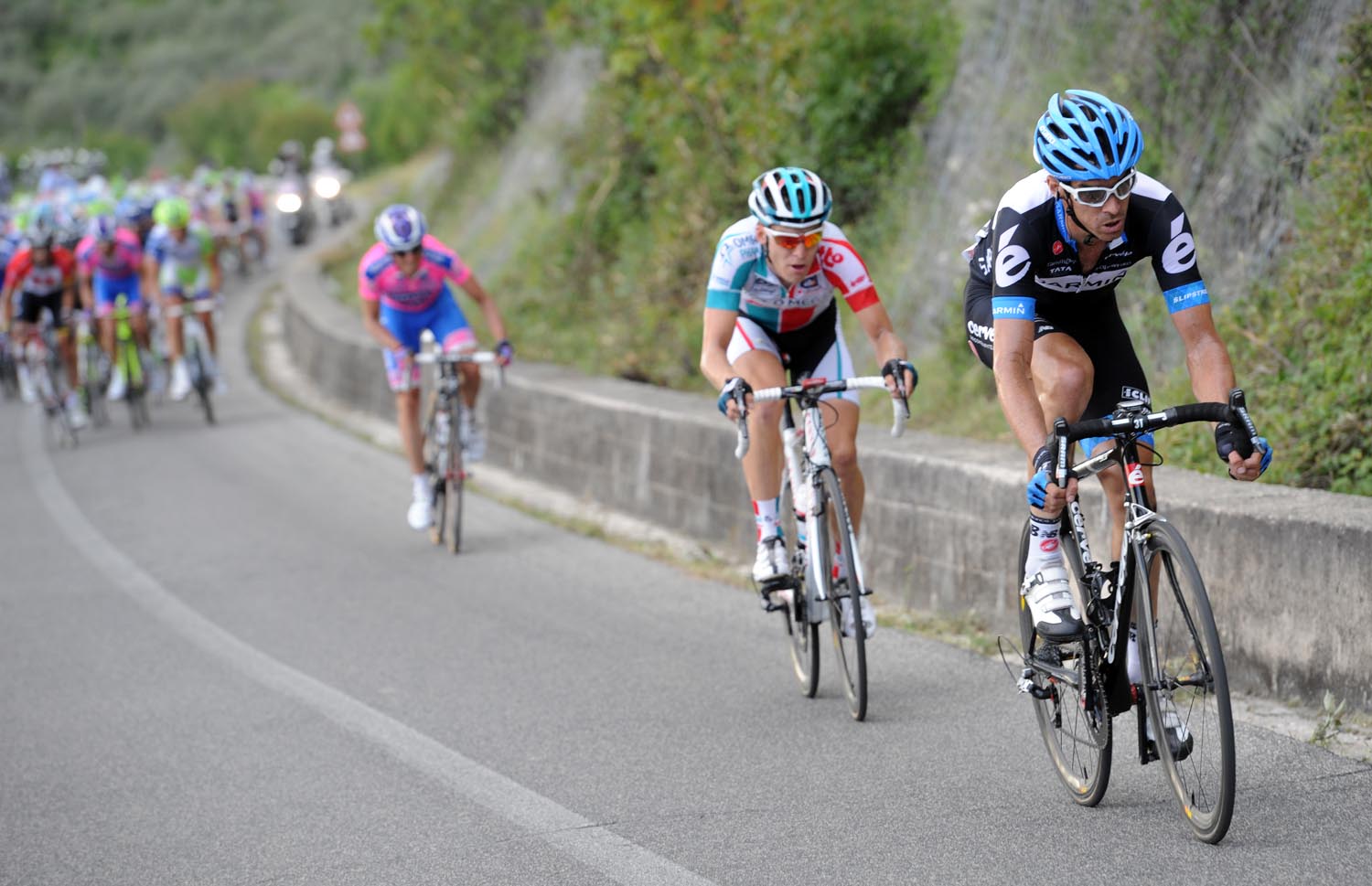 David Millar attacks, Giro d'Italia 2011, stage six