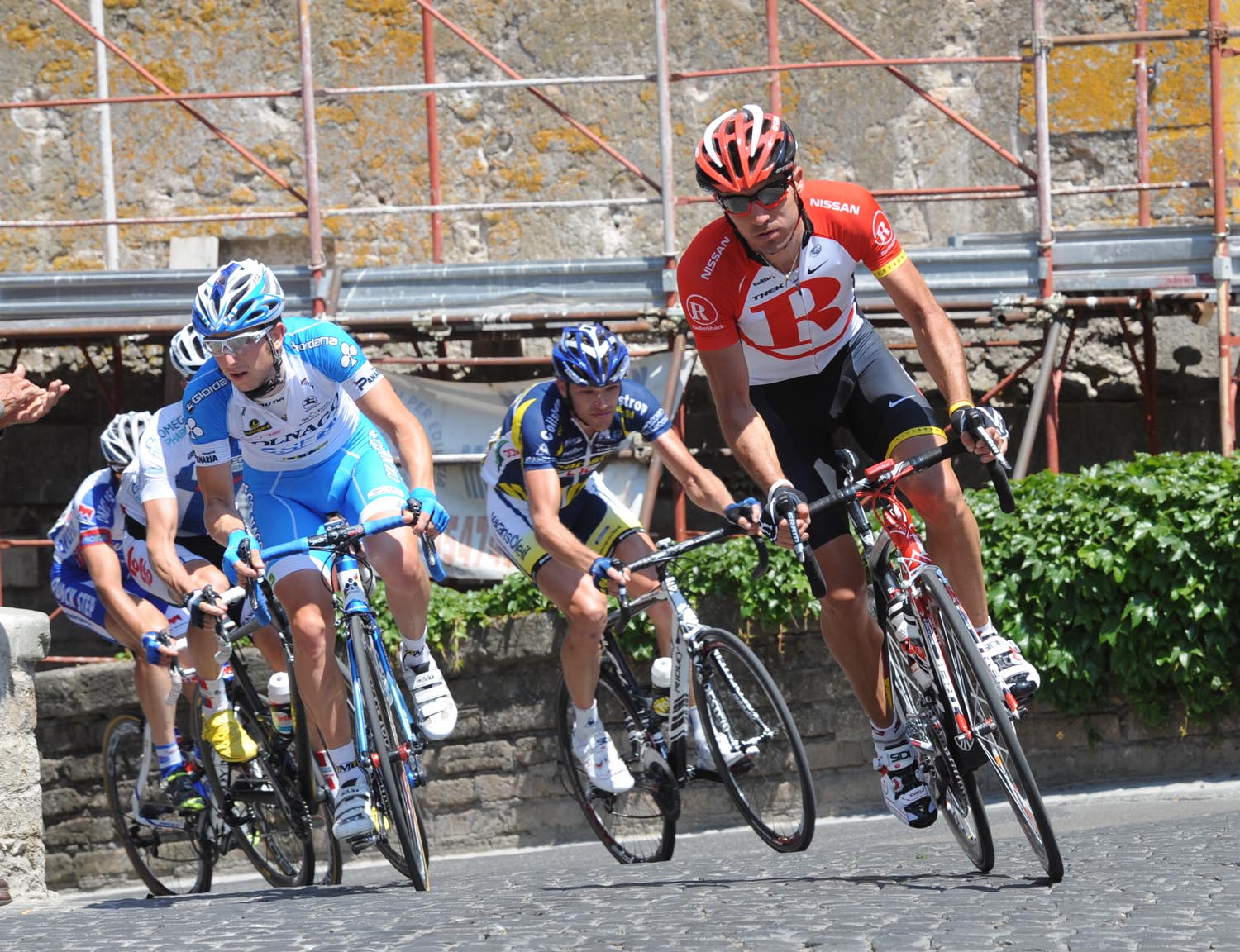Yaroslav Popovych in escape group, Giro d'Italia 2011, stage six