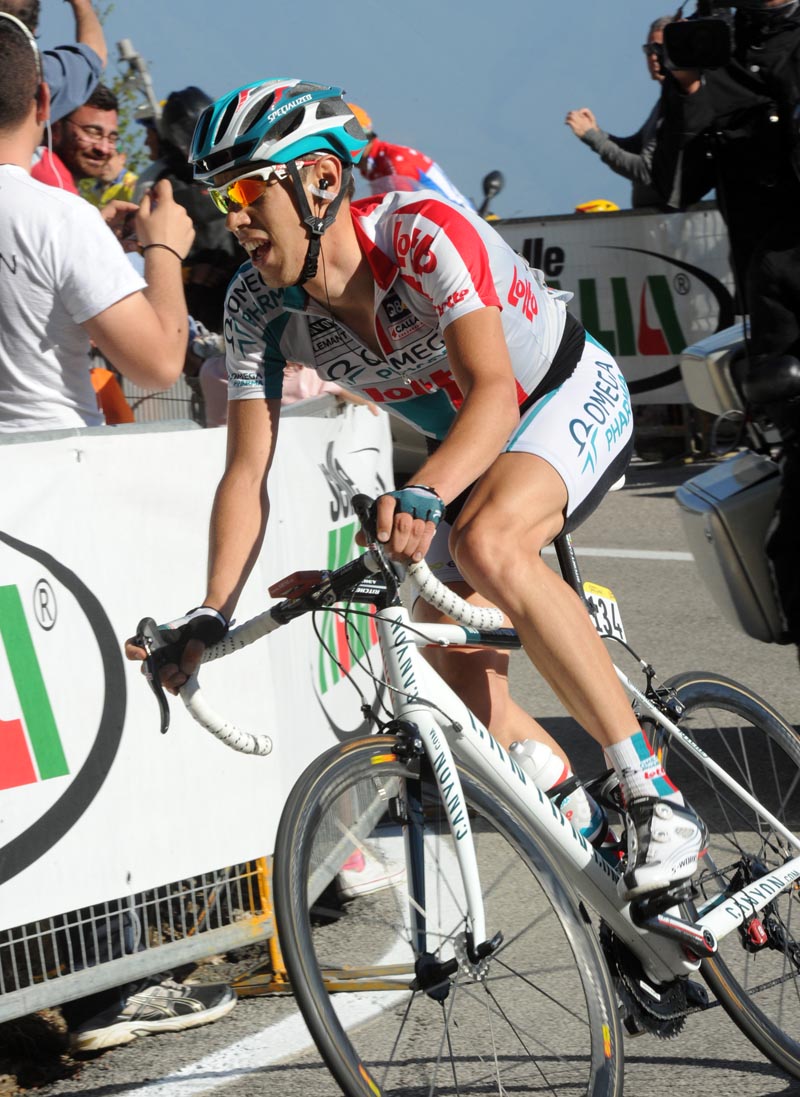 Bart De Clercq solo, Giro d'Italia 2011, stage seven