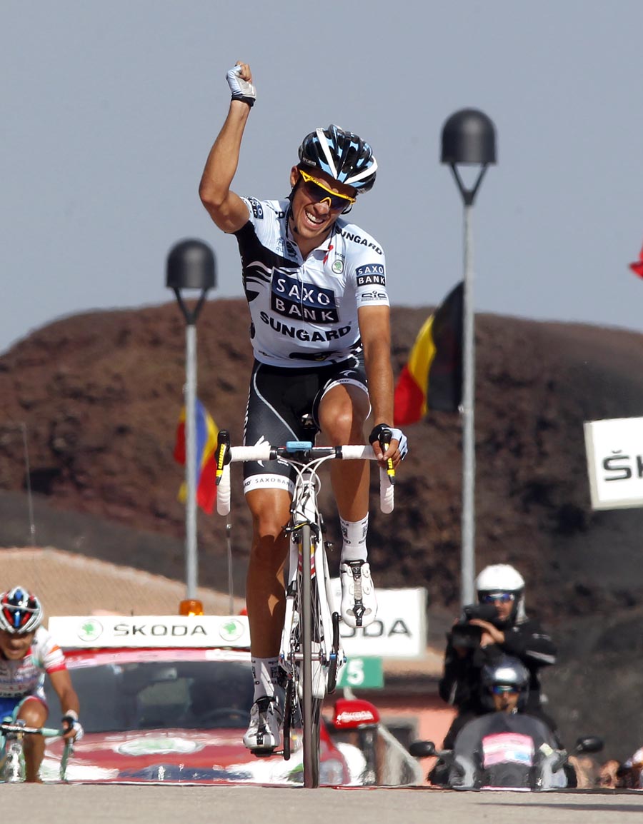 Alberto Contador wins, Giro d'Italia 2011 stage nine