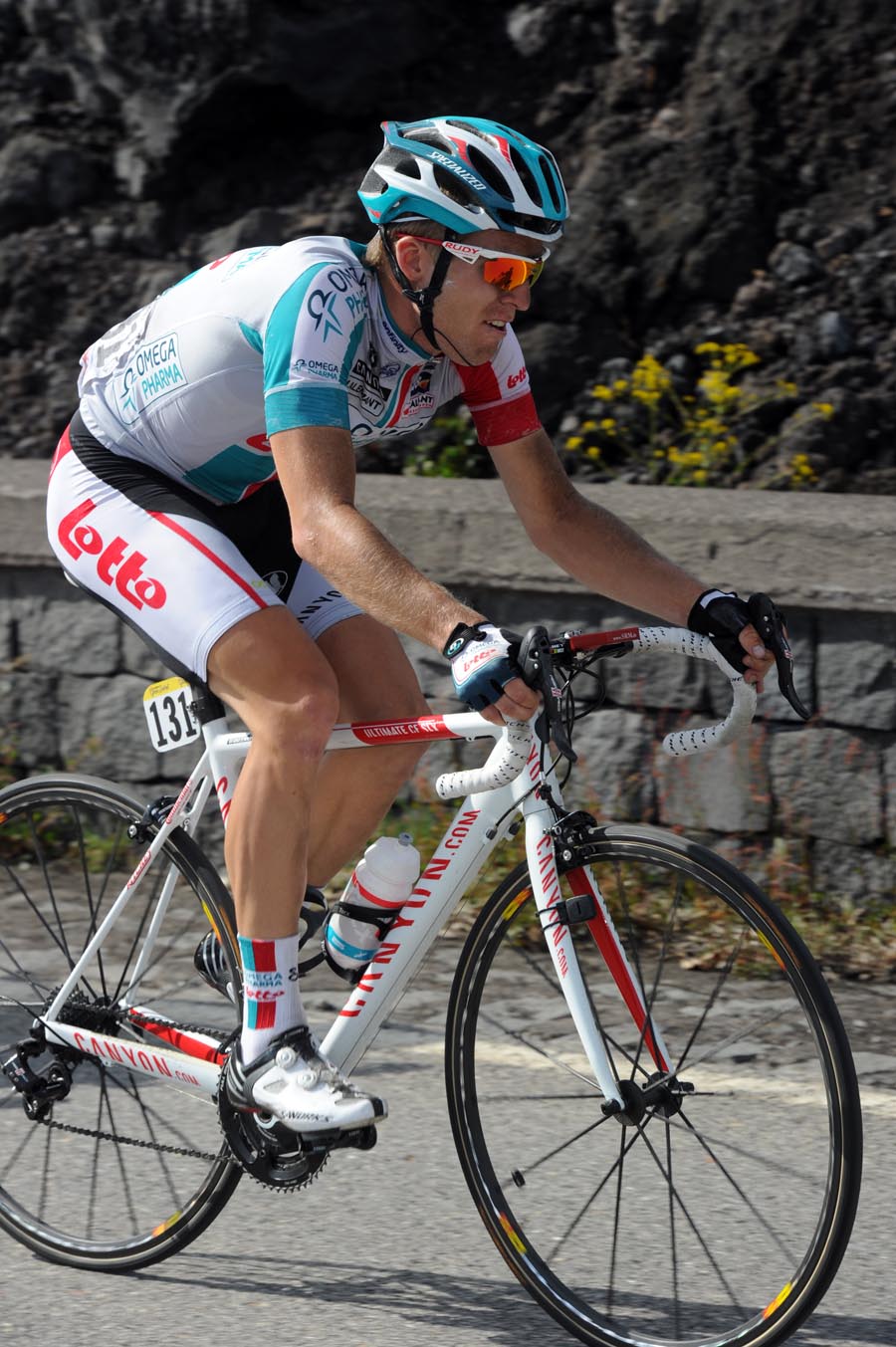 Jan Bakelands solo, Giro d'Italia 2011, stage nine