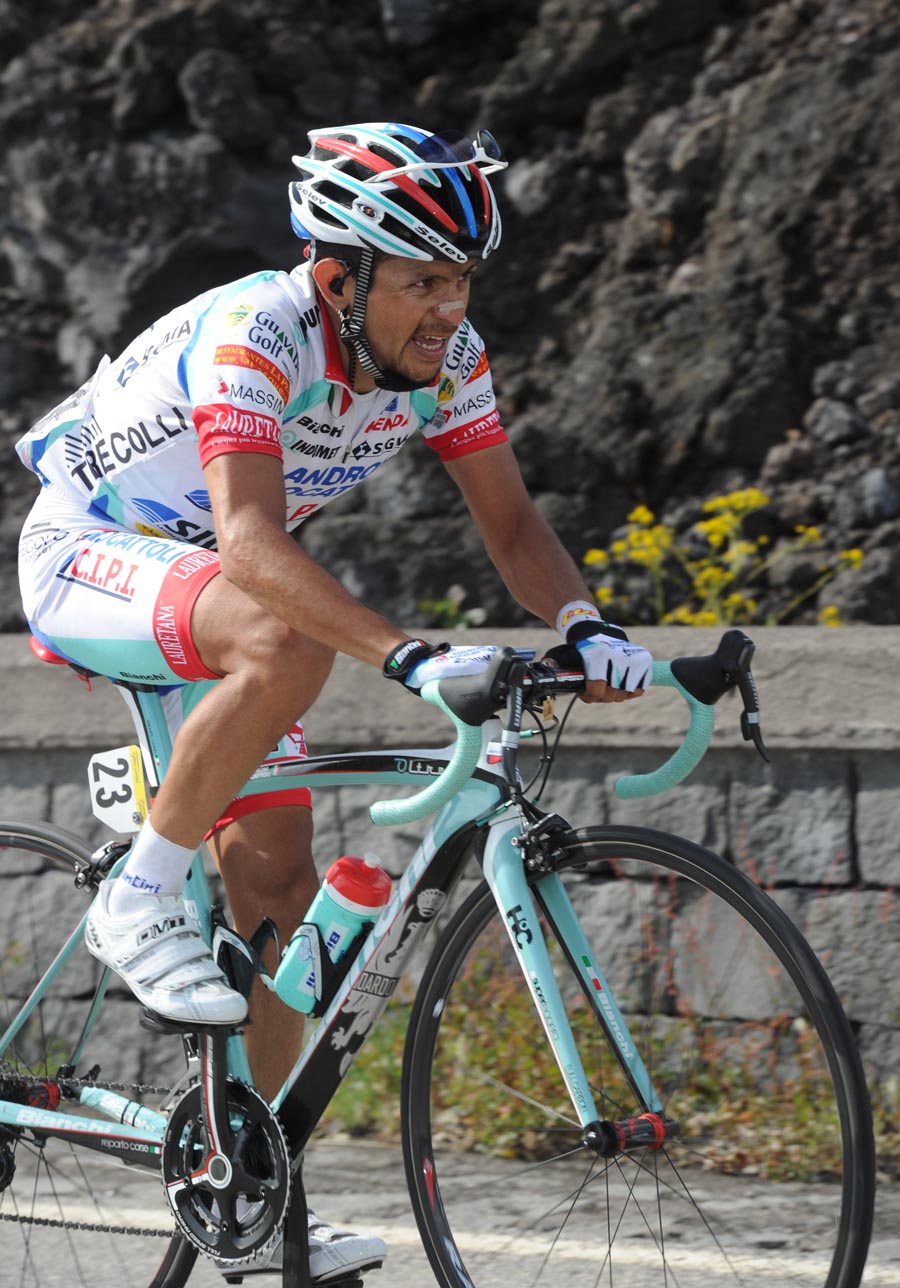 Jose Rujano solo, Giro d'Italia 2011, stage nine