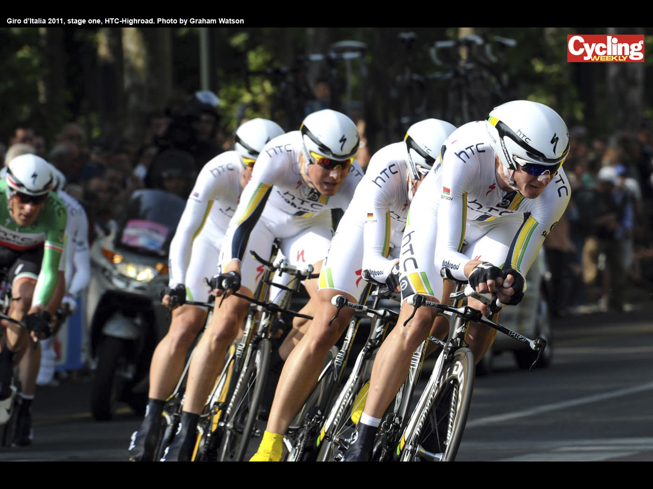 HTC-Highroad in stage one TTT, Giro d'Italia 2011 wallpaper