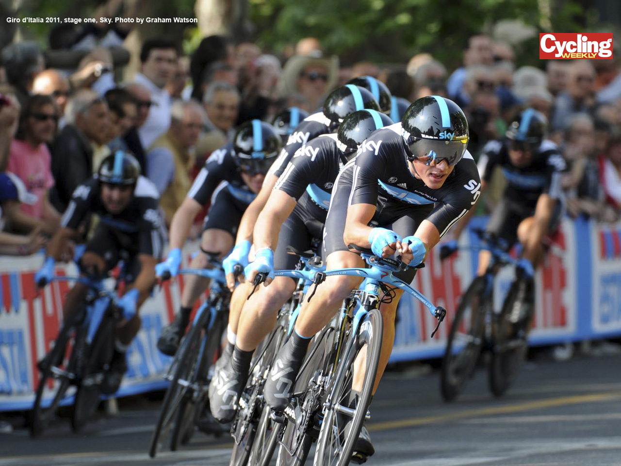 Sky in stage one TTT, Giro d'Italia 2011 wallpaper