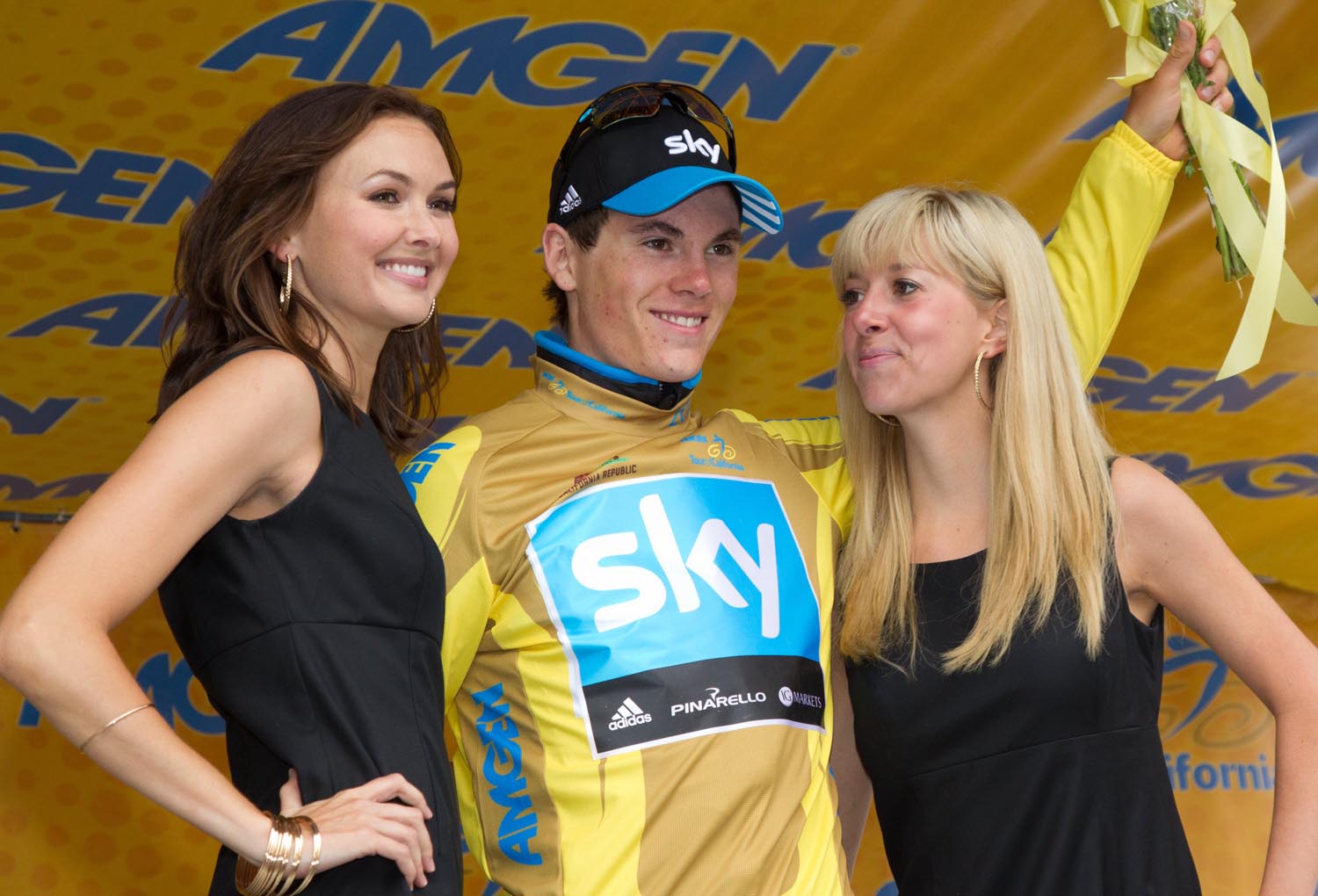 Ben Swift wins and takes lead, Tour of California 2011, stage two