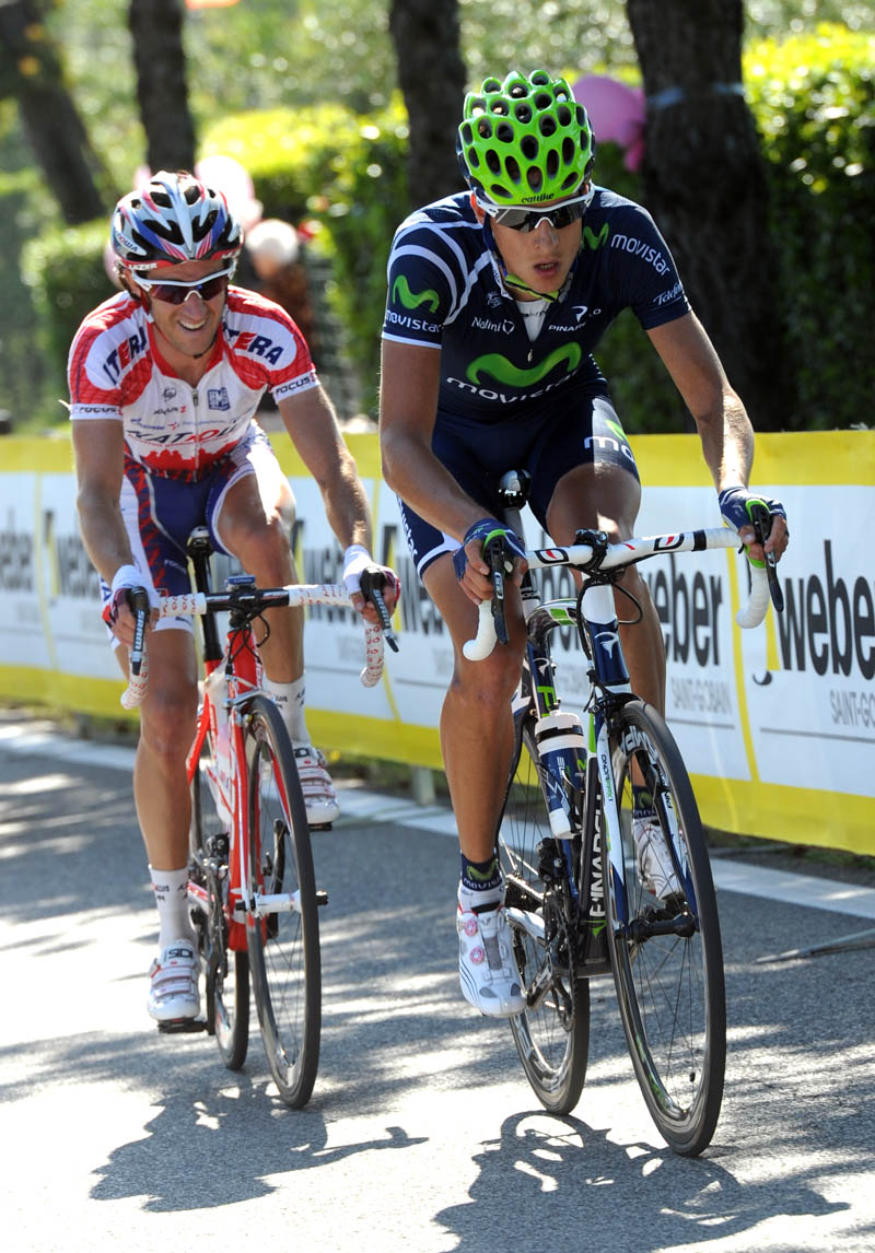 Daniel Moreno and Ignatas Konovalovas, Giro d'Italia 2011, stage 11