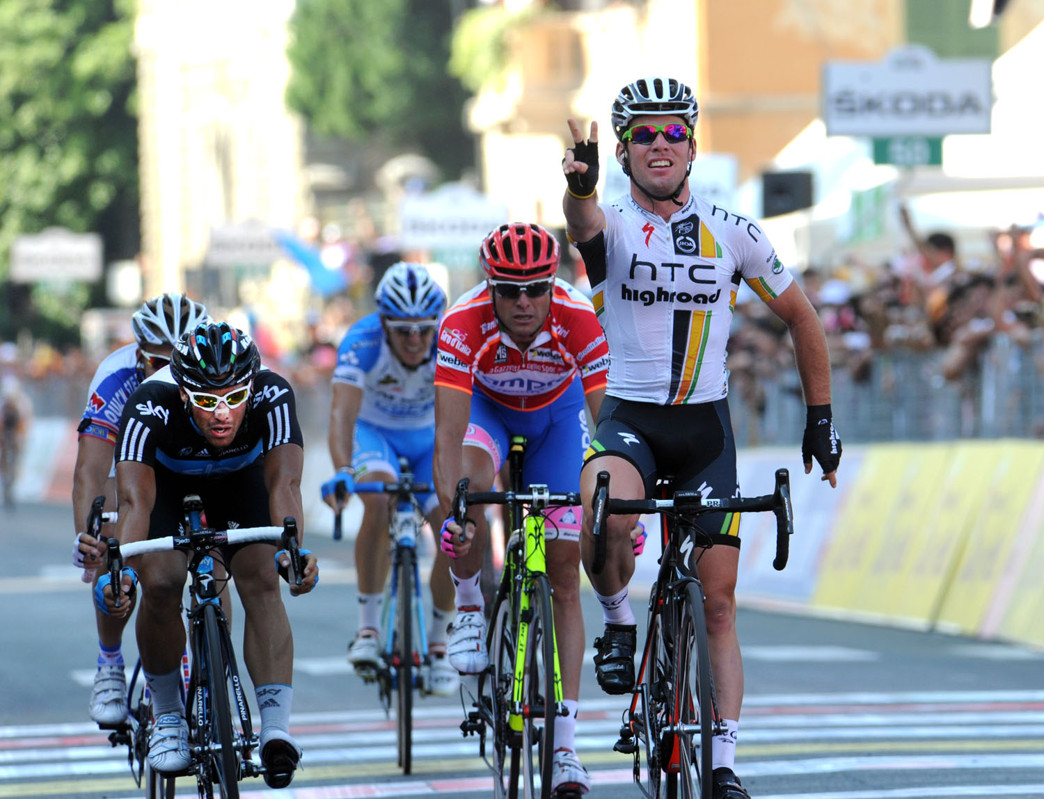 Mark Cavendish wins, Giro d'Italia 2011, stage 12