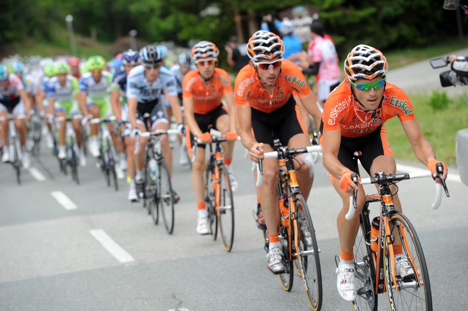 Euskaltel chase, Giro d'Italia 2011, stage 13