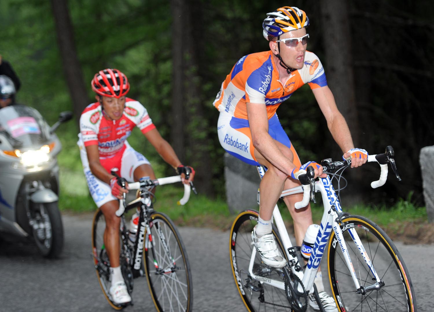 Pieter Weening escape, Giro d'Italia 2011, stage 13