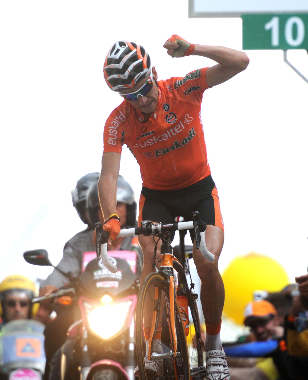 Igor Anton wins, Giro d'Italia 2011, stage 14