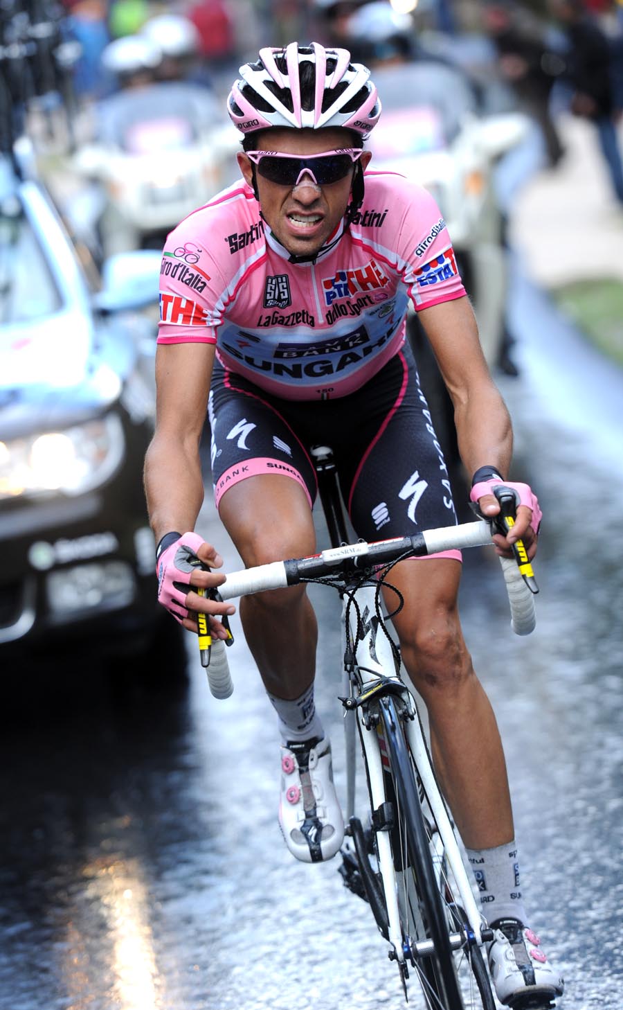 Alberto Contador solo, Giro d'Italia 2011, stage 15