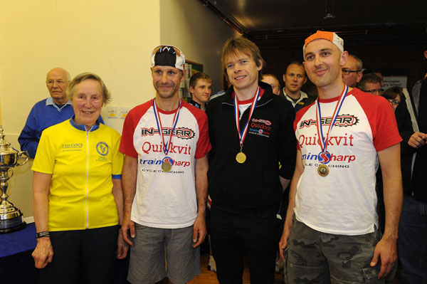 Team winners, In Gear, British National 10-mile Time Trial 2011