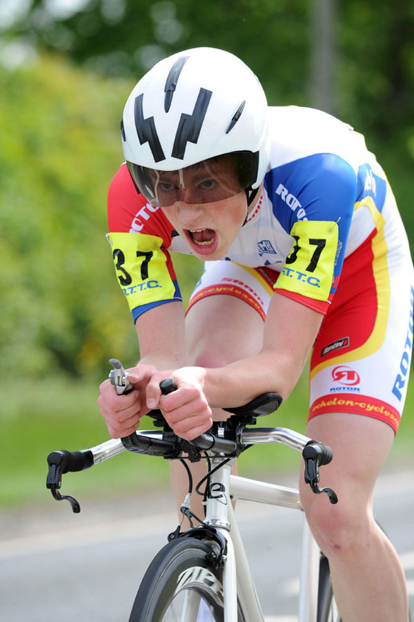 Tom Ward, ninth, junior men, British National 10-mile Time Trial 2011