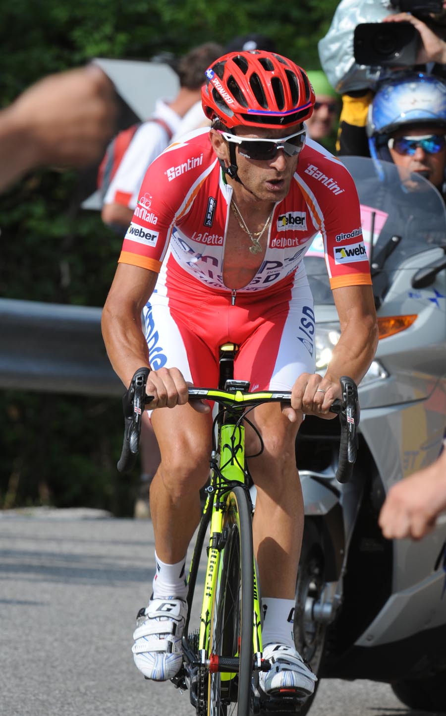 Michele Scarponi, Giro d'Italia 2011, stage 16
