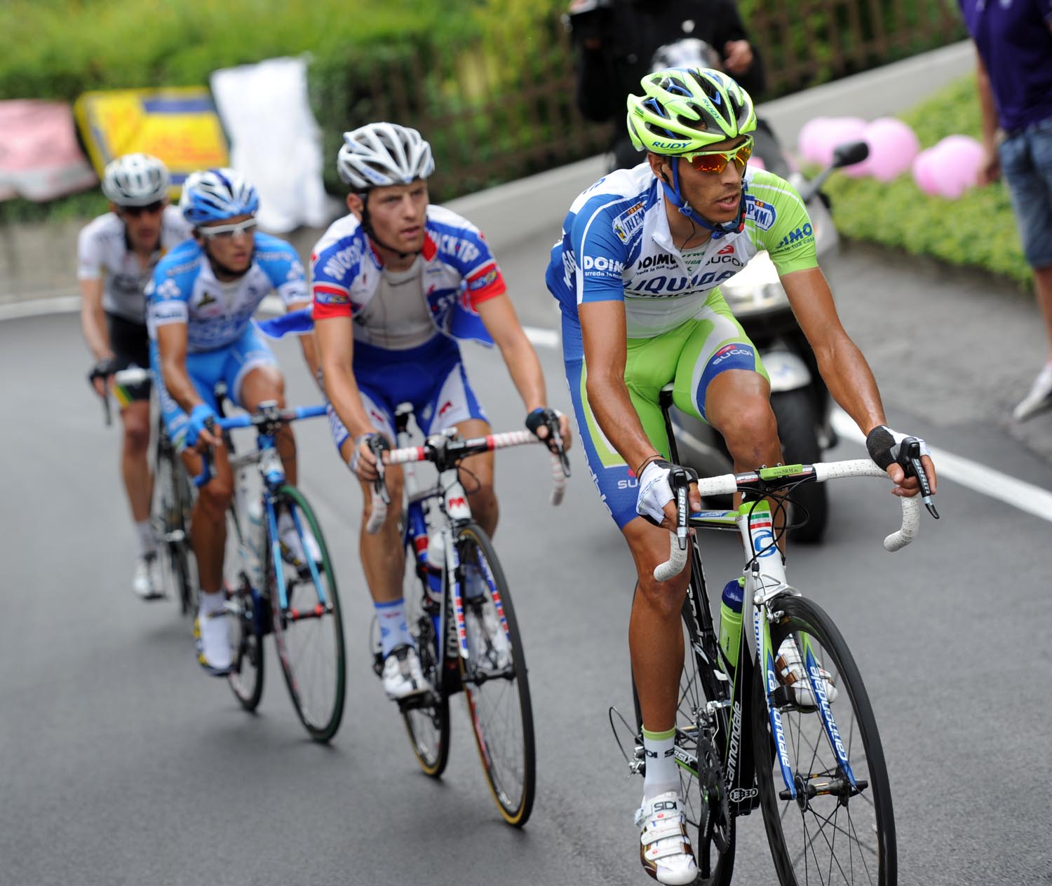 Eros Capecchi escape, Giro d'Italia 2011, stage 18