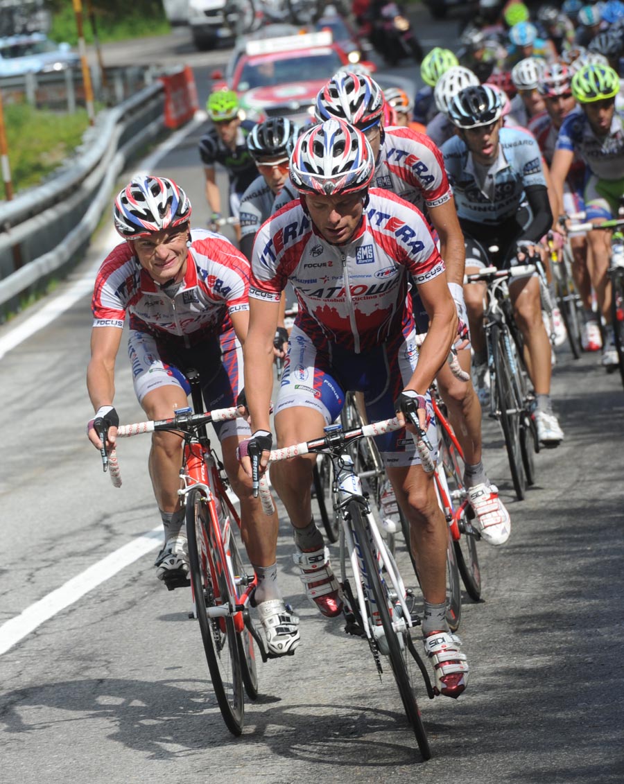 Katusha chase, Giro d'Italia 2011, stage 19