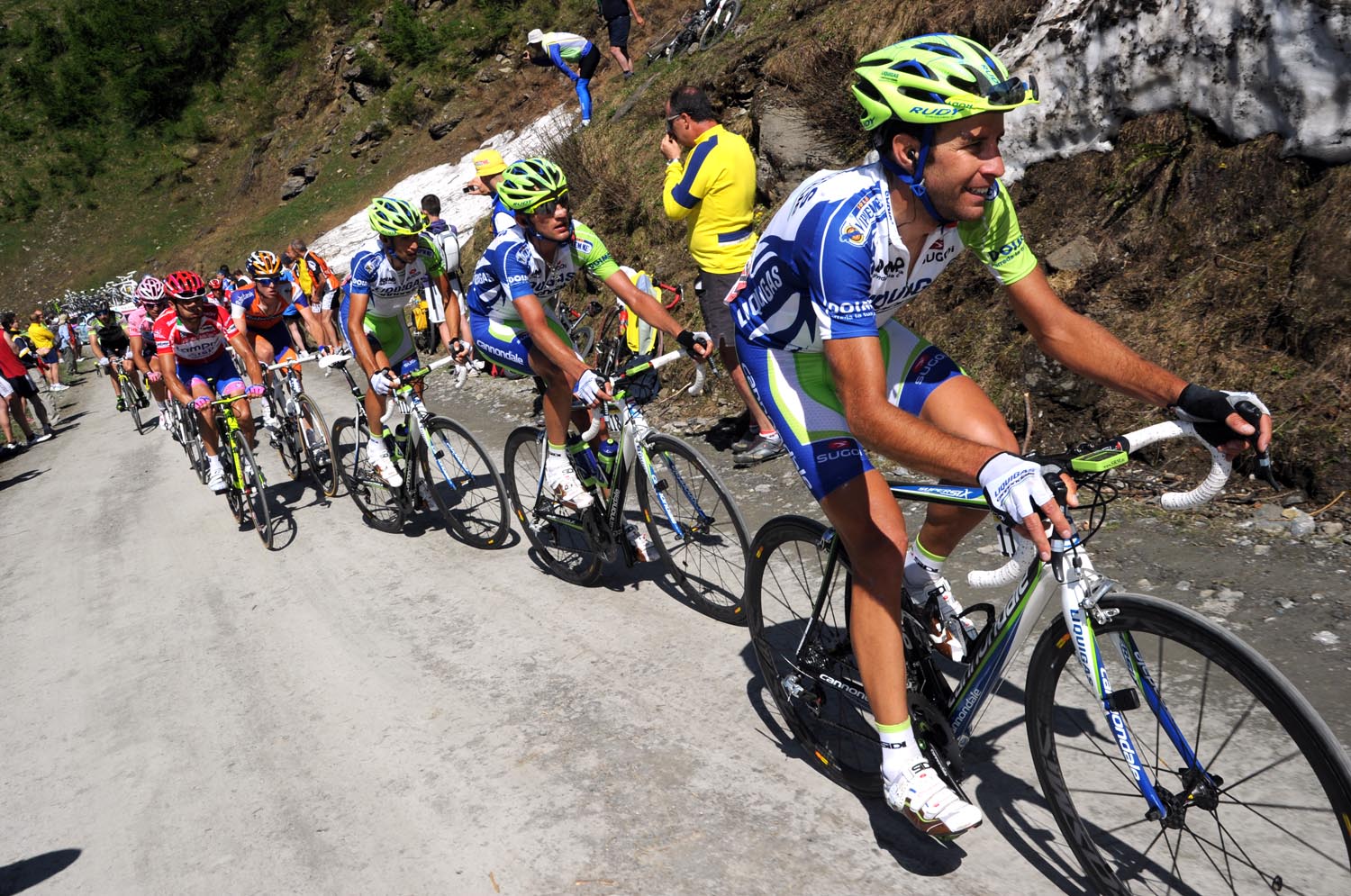 Liquigas chase, Giro d'Italia 2011, stage 20