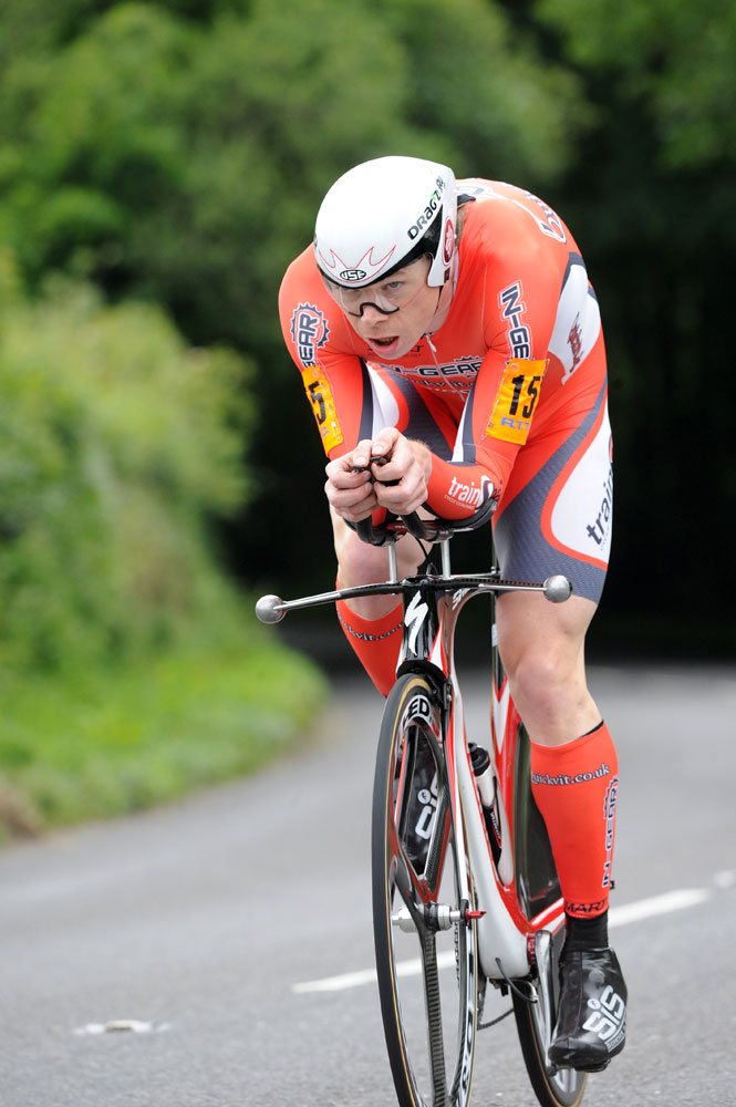 Michael Hutchinson, men's winner, British National 25-mile time trial 2011