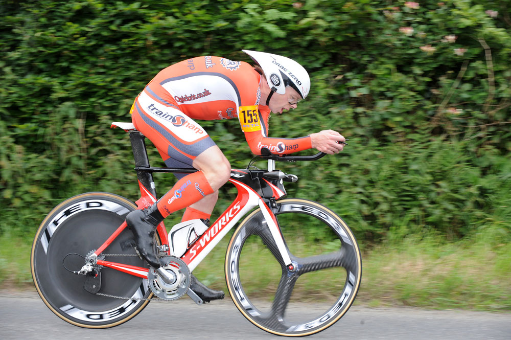 Michael Hutchinson, men's winner, British National 25-mile time trial 2011