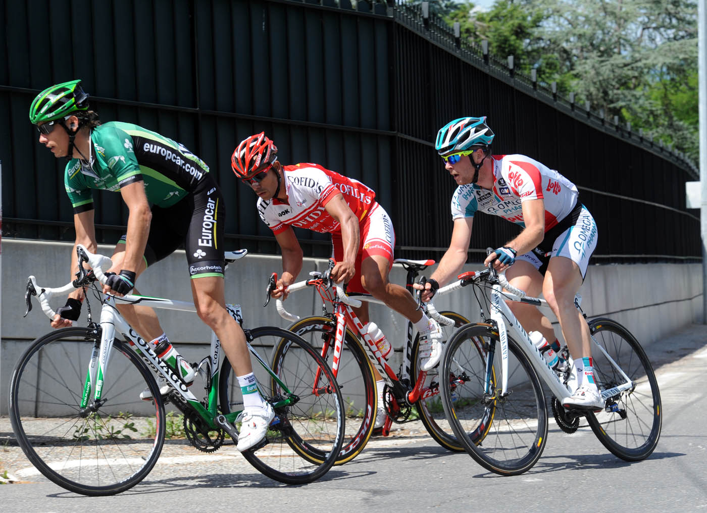 Escape group, Criterium du Dauphine 2011, stage one