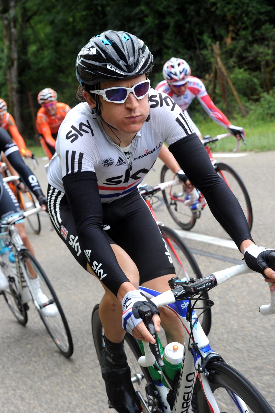 Geraint Thomas, Criterium du Dauphine 2011, stage two