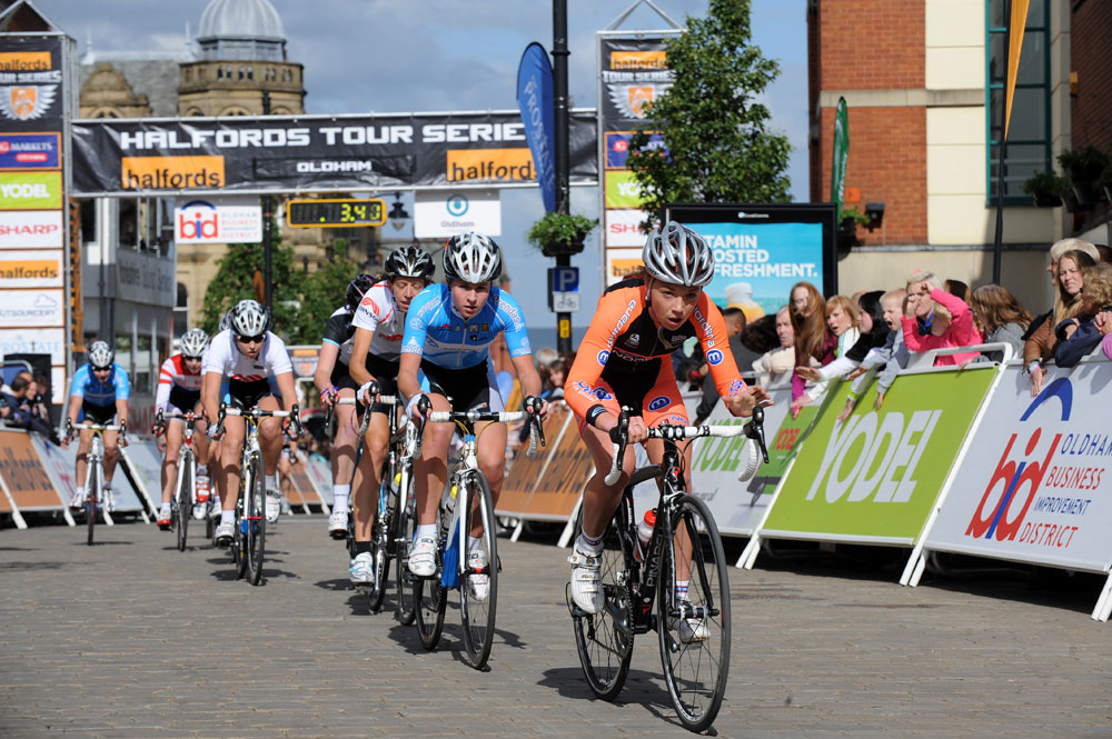 Lucy Garner on front, Tour Series 2011, round six, Oldham Lucy Garner on front, Tour Series 2011, round six, Oldham