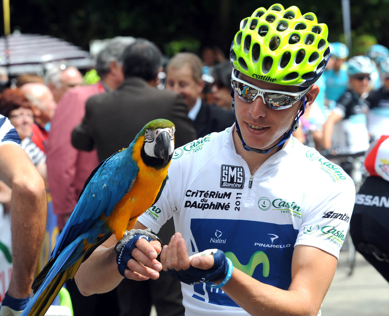 Rui Da Costa and friend, Criterium du Dauphine 2011, stage five