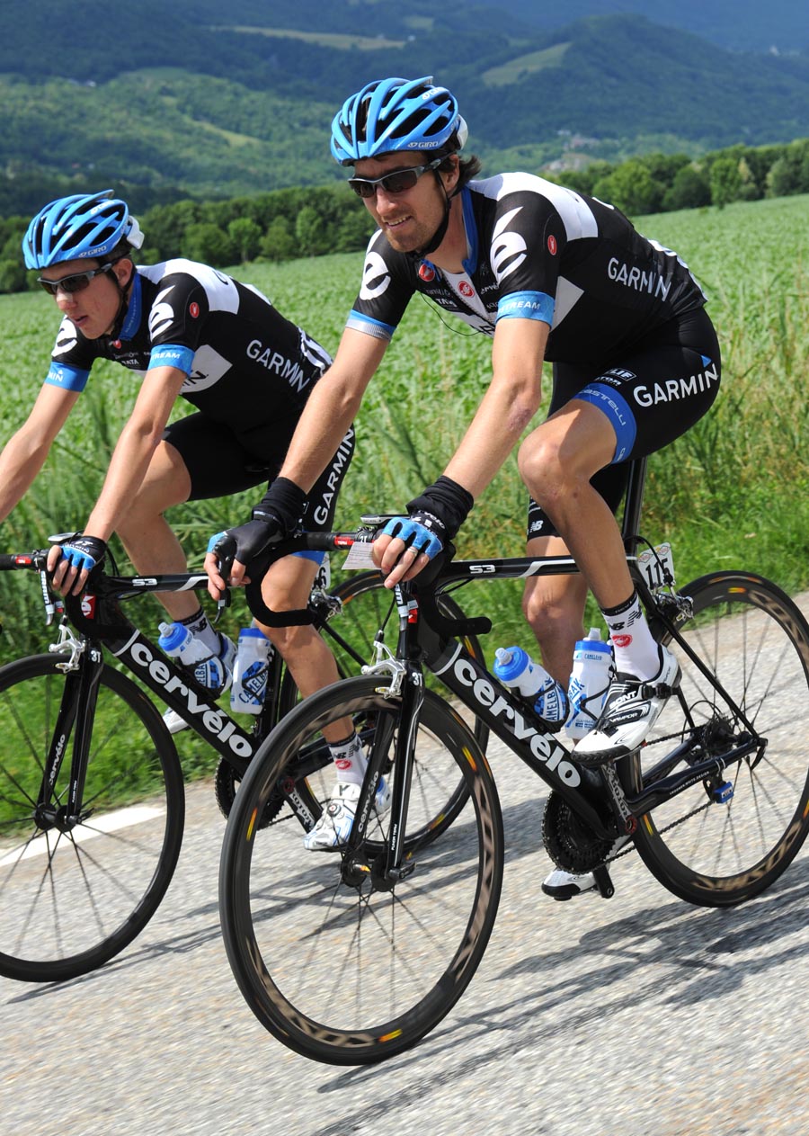 Dan Martin and Dan Lloyd, Criterium du Dauphine 2011, stage six