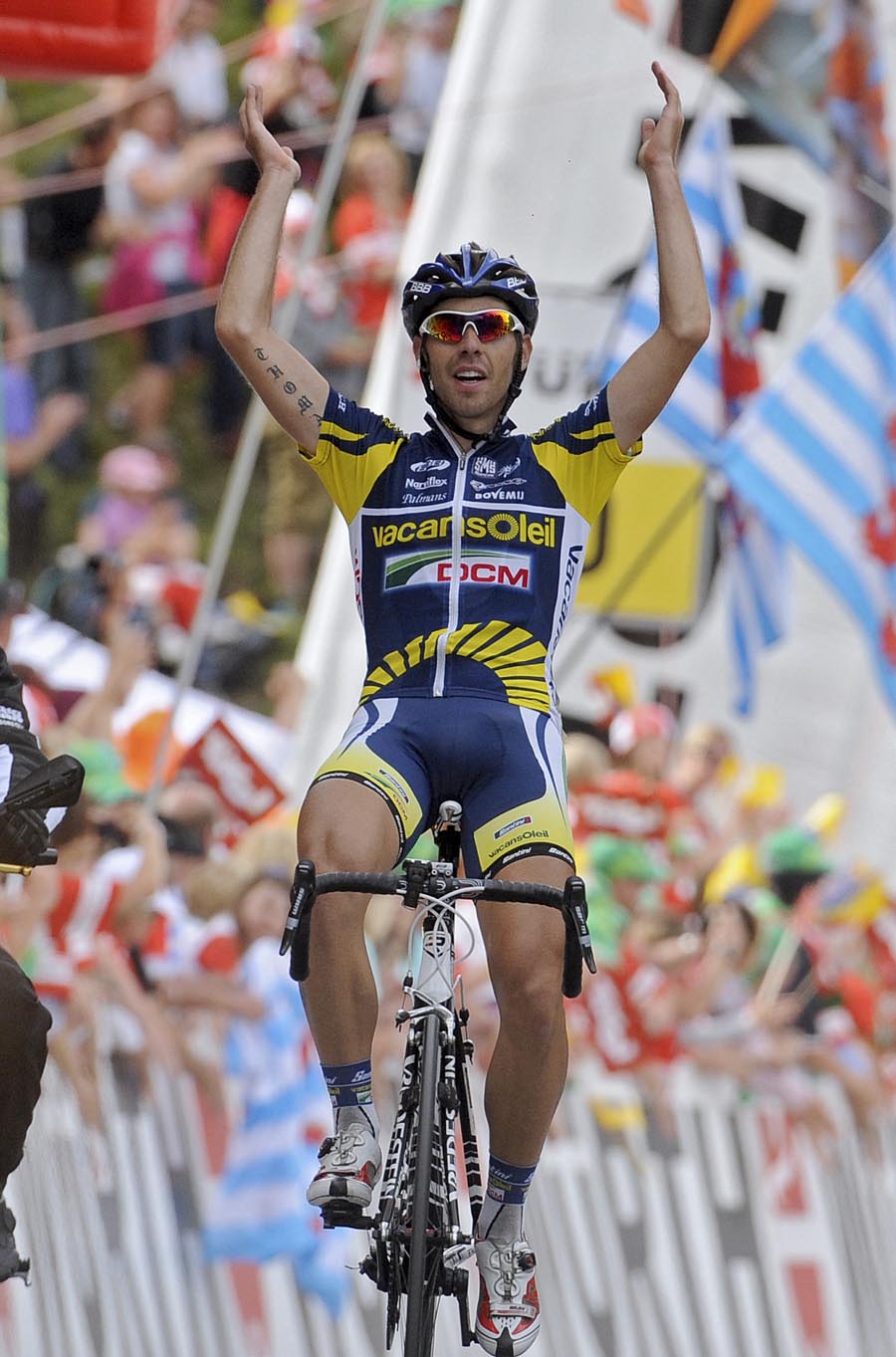Thomas De Gendt wins, Tour de Suisse 2011, stage seven Thomas De Gendt wins, Tour de Suisse 2011, stage seven