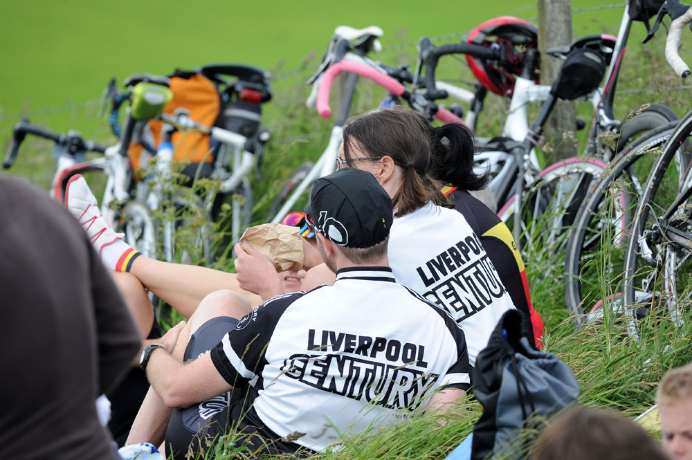 Spectators on Ryals climb, British road race national championships 2011