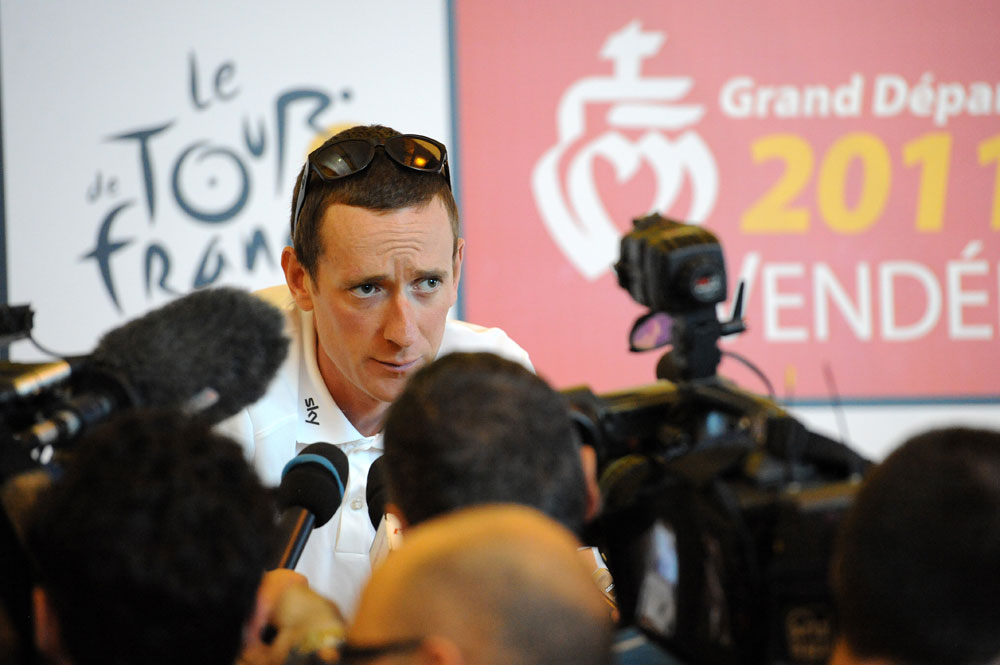 Bradley Wiggins, Sky, Tour de France 2011 press conference