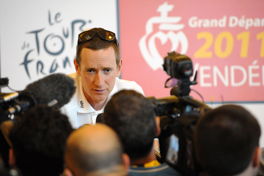 Bradley Wiggins, Sky, Tour de France 2011 press conference