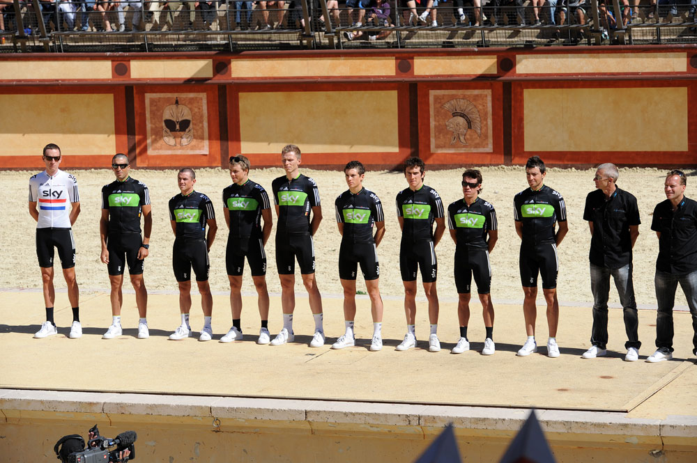 Team Sky, Tour de France 2011 team presentation