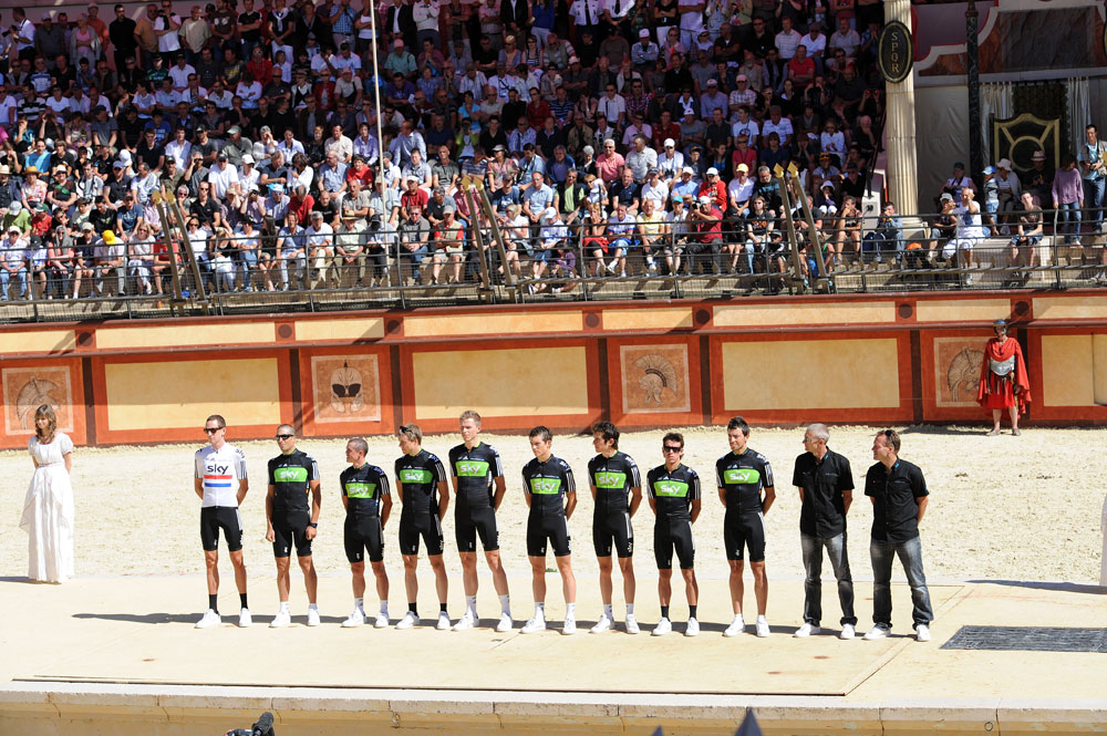 Team Sky, Tour de France 2011 team presentation