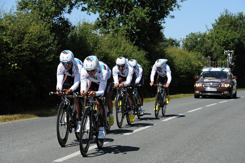 Ag2r, Tour de France 2011, team time trial training Ag2r, Tour de France 2011, team time trial training
