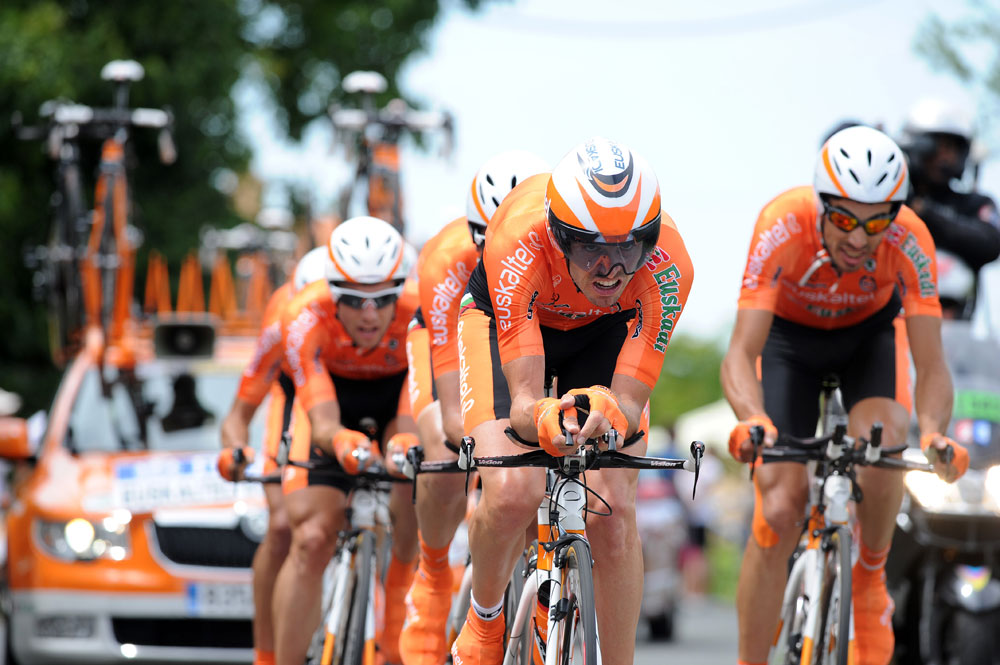 Euskaltel-Euskadi, Tour de France 2011 stage two TTT
