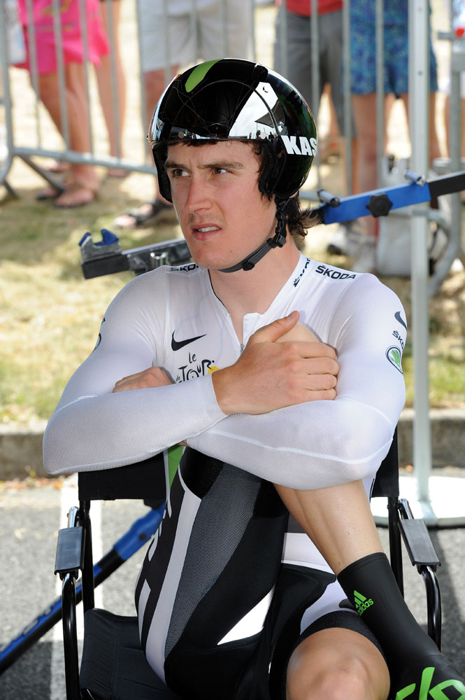 Geraint Thomas, Tour de France 2011 stage two TTT