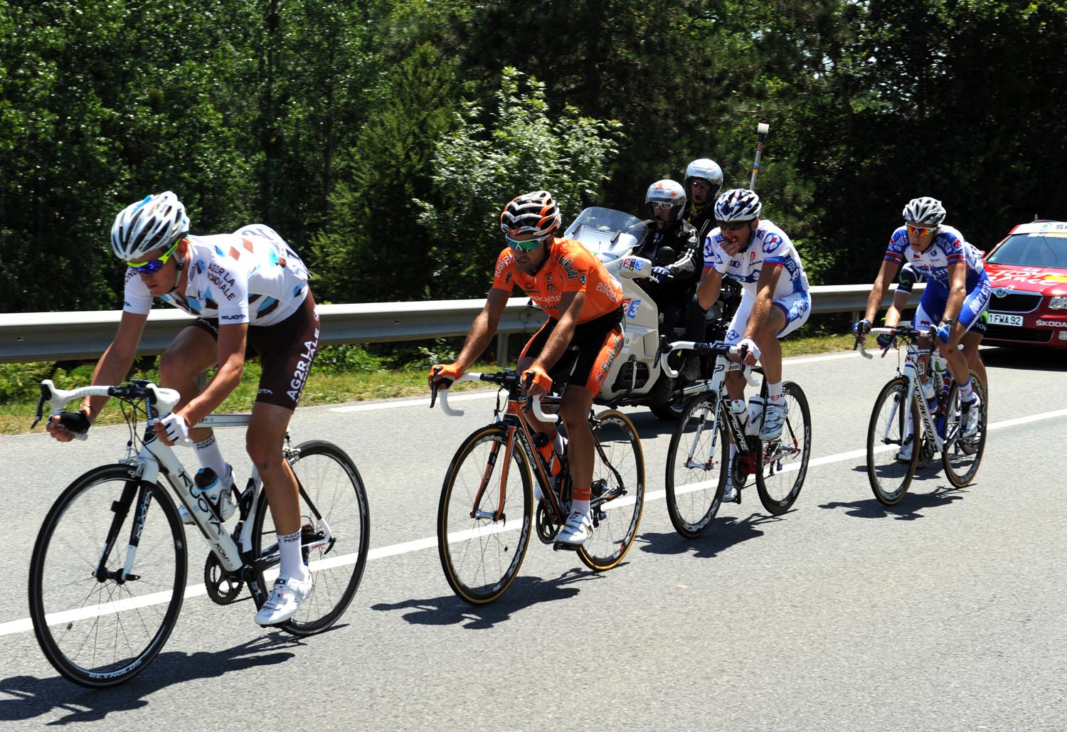 Bouet in escape group, Tour de France 2011, stage three